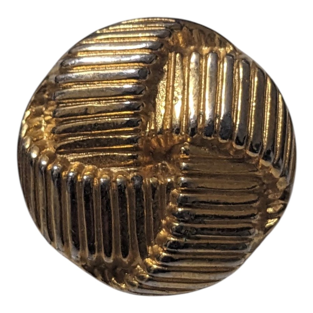 Ben Amun‎ Gold Tone Textured Round Stud Earrings Womens Fashion Jewelry - Picture 3 of 5